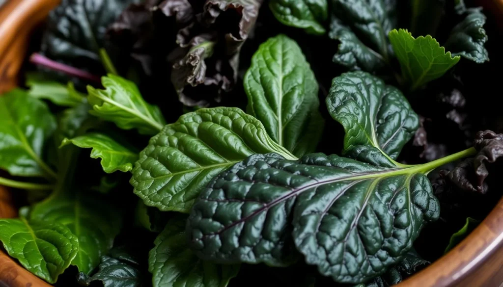 Dark leafy greens Dark leafy greens