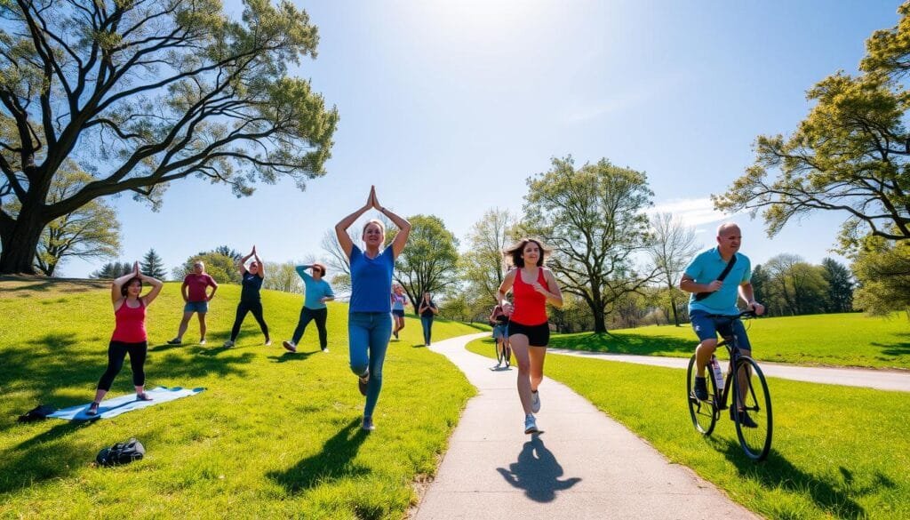 Outdoor exercise Outdoor exercise